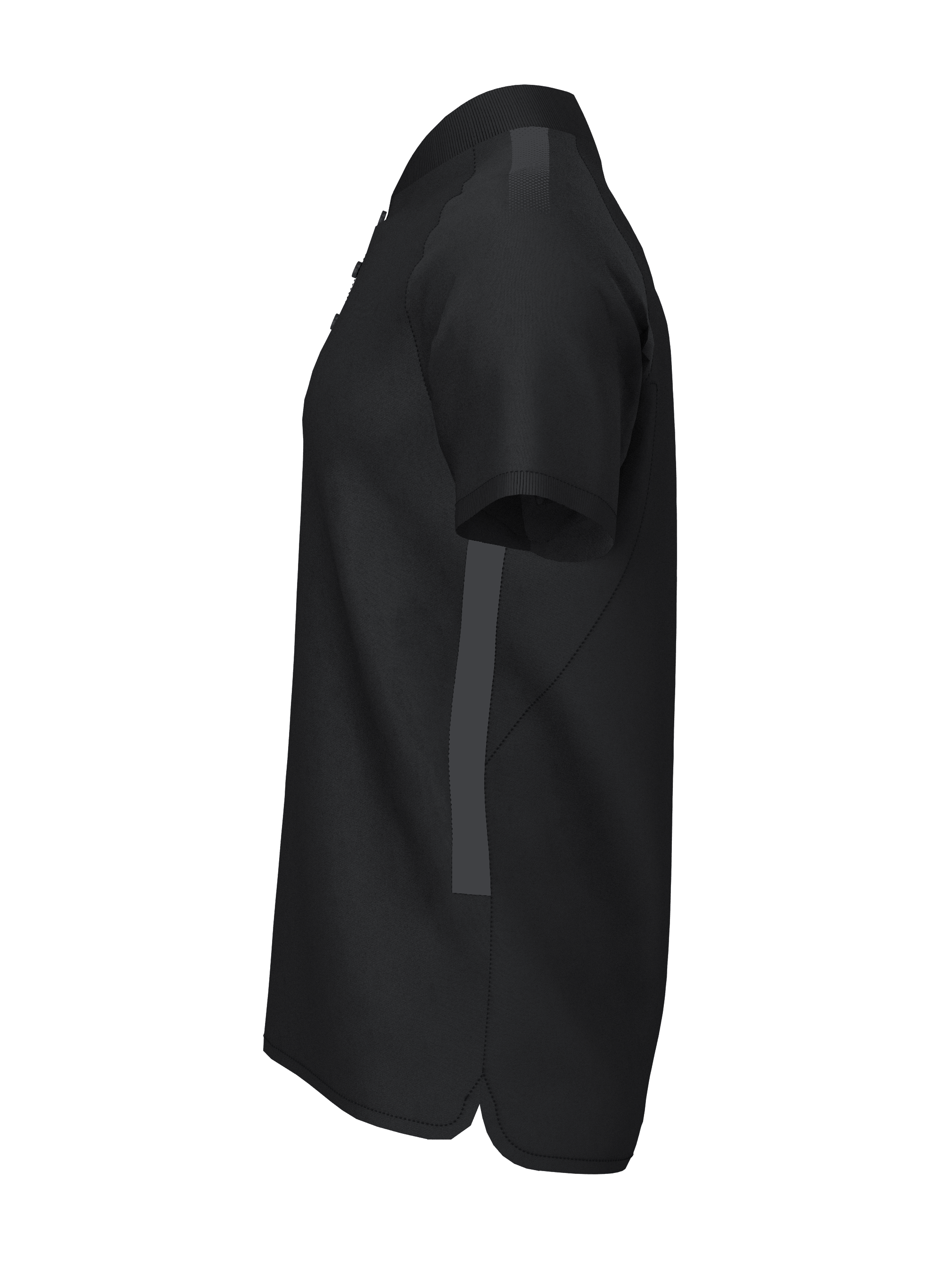 Heritage Collarless Polo Shirt Adults