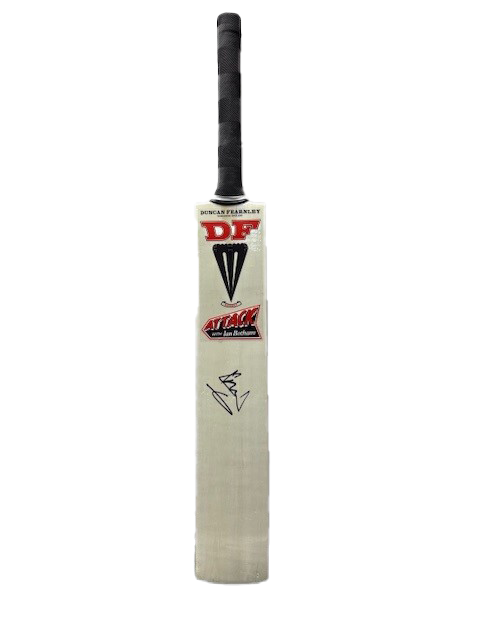 Attack with Ian Botham Signed Bat SH