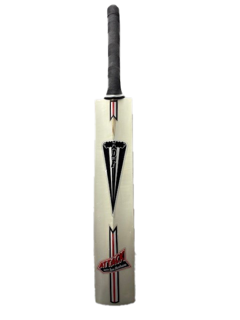 Attack with Ian Botham Signed Bat SH